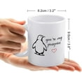 thumbnail image 2 of Boyfriend Coffee Mugs You'Re My Penguin Boyfriend Gift Coffee Mug, Comfortable To Hold, Birthday Present For Men Women Wife Husband Daughter Friends, 2 of 7