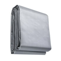 VEVOR Tarp Waterproof 16x20 ft, Plastic Poly Tarp Cover 10 Mil, Multi Purpose Tear UV and Temperature Resistant Outdoor Tarpaulin with High Durability Reinforced Grommets (Silver/Brown)