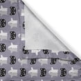 thumbnail image 3 of Ambesonne Halloween Kitchen Curtains, Cat Faces and Ghosts Art, 55"x45", Charcoal Grey Mauve, 3 of 3