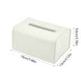thumbnail image 3 of weibbin Matt Leather Tissue Box Household Spring Tissue Box Office Living Room Bedroom Corner Cabinet Napkin Box, 3 of 6