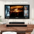 thumbnail image 6 of TOPVISION Sound Bar for TV, 21" Soundbar Bluetooth 5.0 with Led Light, 3D Surround TV Speaker with Optical/AUX/HDMI/USB Connect, L182, 6 of 6
