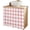 Pink, variant on Yellow Gradient Cabinet Curtains 35"W x 35"L, Farm Plaid Buffalo Checkered Gingham Sink Skirt for Bathroom Vanity Kitchen Self Adhesive, Dust-Proof Privacy Curtain for Shelves Closet Laundry Pantry