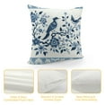 thumbnail image 4 of RUIYC Chinoiserie Throw Pillow Covers Blue and White Home Decor 18x18 Inch, Floral Pillowcase Cushion Cover for Bed Sofa Couch, 2, 4 of 5