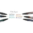 thumbnail image 2 of Sharpie Water-Resistant Ink Porous Point Pen, Stick, Fine 0.4 Mm, Blue Ink, Black/gray/blue Barrel, Dozen | Order of 1 Dozen, 2 of 3