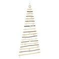 thumbnail image 3 of vidaXL Christmas Tree with 100 LEDs Natural 70.9" Solid Ash wood, 3 of 4