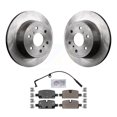 thumbnail image 1 of Transit Auto Rear Disc Brake Rotors and Semi-Metallic Pads Kit for Car 2019 GMC Sierra 1500 with Manual Parking K8A-101068, 1 of 11