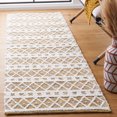 thumbnail image 2 of SAFAVIEH Natura Kasandra Geometric Runner Rug, Gold/Black, 2'3" x 8', 2 of 6