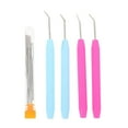 thumbnail image 1 of 1 Set Bent Crochet Needles Handcraft DIY Knitting Crochet Hooks Weaving Tools, 1 of 9