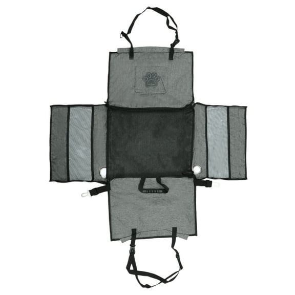 Unique Bargains 1 Pc Durable Car Seat Cover for Pet Breathable Mesh Gray