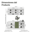 thumbnail image 2 of Cocina Integral Completa Modular Madesa Vik 180cm BV 04, 2 of 3