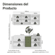 thumbnail image 3 of Cocina Integral Completa Modular Madesa Vik 180cm BV 03, 3 of 4