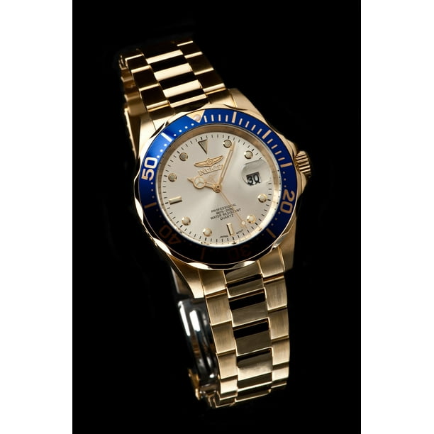 Reloj Invicta 14124 Pro Diver Hombres Oro 40mm Acero inoxidable INVICTA 14124