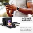 thumbnail image 5 of Njjex Case for Samsung Galaxy Z Flip 4 5G, Ultra Thin Transparent Premium PC Hard TPU Full Protection Non-Slip Hybrid Shockproof Phone Cover (Black), 5 of 7