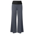 thumbnail image 6 of Palazzo Pants for Women 2026 Casual Elastic High Waist Wide Leg Flowy Yoga Pants Loose Fit Lounge Trousers, 6 of 6