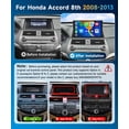 thumbnail image 2 of Pantalla táctil Android de 10 pulgadas estéreo para Honda Accord 8th 2008-2013, 2 of 9