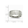thumbnail image 6 of Stainless Steel Grooved 8mm Brushed & Polished Band S:12, 6 of 6