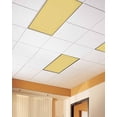 thumbnail image 2 of Fluorescent Light Covers for Ceiling Lights 2 Pack, Light Yellow Magnetic Classroom Light Covers 4x2 Feet, Minimalist Modern Solid Color Yellow Fluorescent Ceiling Filters for Office Classroom, 2 of 7