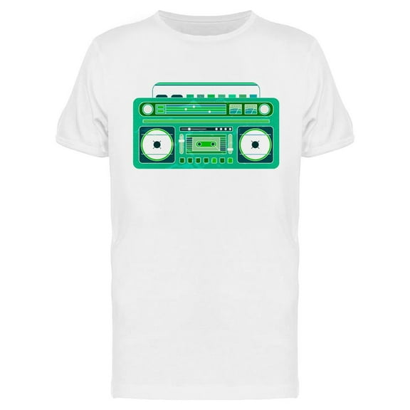Classic Boom Box T-Shirt Men -Image by Shutterstock, Male Small