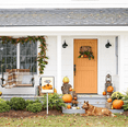 thumbnail image 4 of Aluminum Yard Stake Outdoor Fall Decor Rustic Garden Stake Autumn Yard Sign Welcome Fall Lawn Ornaments for Porch Garden Home Patio Harvest Thanksgiving Halloween Decorations, 4 of 6