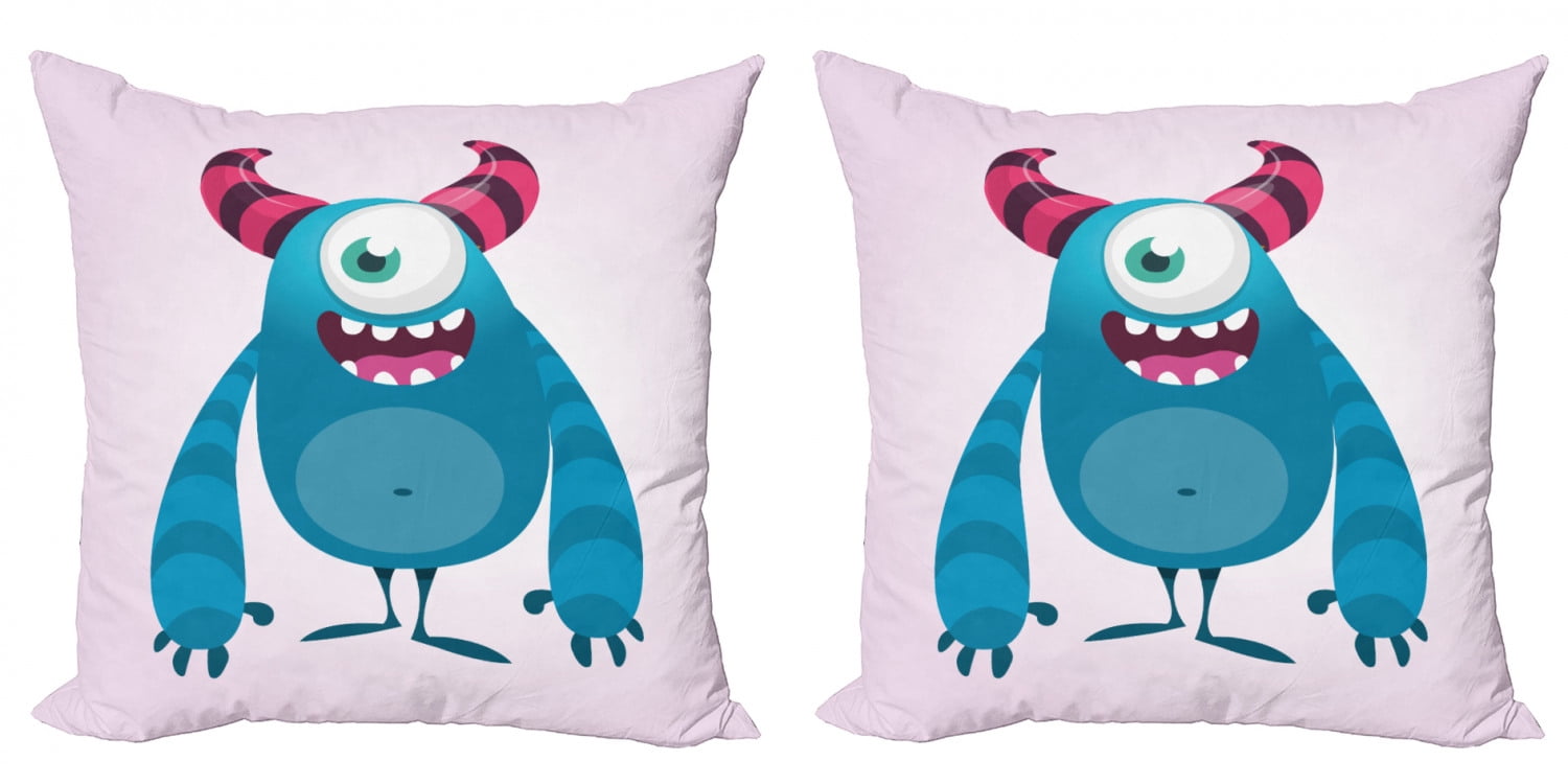 Alien Throw Pillow Cushion Cover Pack of 2, Happy Halloween-themed ...