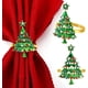 thumbnail image 1 of Juego de 12 anillos para servilletas de árbol de Navidad, juego de hebillas para servilletas de Navidad, diamantes de imitación, aleación de metal, hebilla para servilletas para Navidad, boda, Acción JAMW Sencillez, 1 of 5