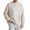 #Khaki, variant on Fanshiluo Men's Crew Neck Knit Sweater, Long Sleeve Loose Fit Pullover Top for Fall Winter,L,Big and Tall Men