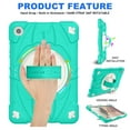 thumbnail image 3 of Allytechgroup for Samsung Galaxy Tab A9 Plus 11 Inch 2023 with Stand Women Men, Heavy Duty Shockproof Case with Shoulder Strap Kickstand Shockproof Protective for Galaxy A9+ Plus, Mint, 3 of 10