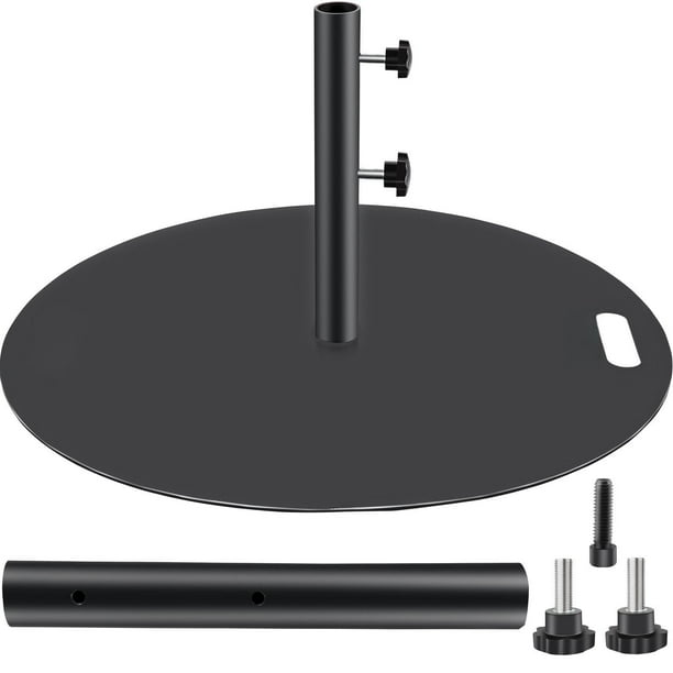 BENTISM Umbrella Base, 27" Round Heavy Duty Umbrella Base, 39lbs