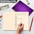 thumbnail image 5 of WOBOGO Purple Halloween Background Notebook College Horizontal Grid Paper Ink Spill Resistant Water Resistant Cover 8.3x5.7x0.4in, 5 of 8