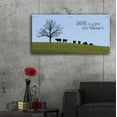 thumbnail image 5 of Epic Art 'Home Is Where Your Herd Is' by Lori Deiter, Acrylic Glass Wall Art, 48"x24", 5 of 8
