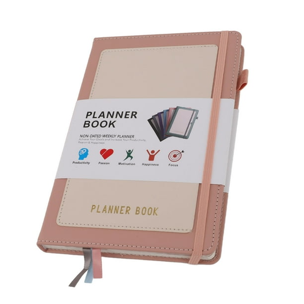 Notebook De A5 College Regled Journals, Revista Pu Leather Planner De Tapa Dura Con Pegatinas De Aluminio, 240 Páginas A5 Notebook Para Diario, Negocios, Oficina Y Escuela