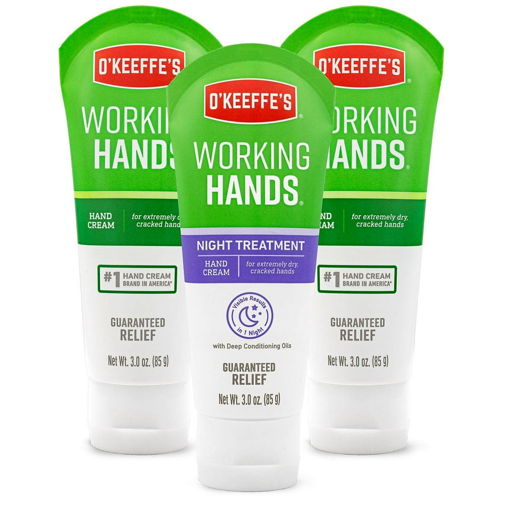 O'Keeffe's Working Hands and Working Hands Night Treatment (3 oz., 3 pk