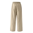 thumbnail image 4 of Lullu Summer Girls Wide Leg Pants Casual Lightweight Straight Palazzo Pants, Sizes 4-15, 4 of 6