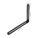 thumbnail image 2 of SHOWERORO 2Ud Soporte En Ángulo L Negro Para Estantes Inoxidable Resistente Ajustable, 2 of 8