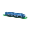 thumbnail image 2 of PCB007 1X 12 Position Power Distribution Board 2 Inputs 2 x 13 Outputs for DC AC Voltage New, 2 of 5
