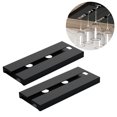 thumbnail image 3 of Jinsinto Coffee Mug Holder Under Cabinet 2 Pack, Metal Sturdy Coffee Mug Rack Under Shelf Organizer, Display Hanging Coffee Cup Storage Hooks for Bar Kitchen Tea Cup, Black, 3 of 4