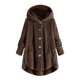 thumbnail image 3 of Sudadera De Felpa Con Botones De Ambos Lados Europeos Americanos Casuales Para Mujerpangjing, 3 of 3