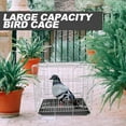 thumbnail image 2 of CHUANK Cage à Pigeons Cage d'Élevage Cage à Oiseaux Fournitures pour Pigeons Cage à Cockatiels Maison Carrée pour Oiseaux Cage à Pigeons en Acier Inoxydable, 2 of 6
