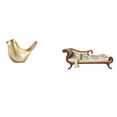 thumbnail image 1 of Figura de pájaro, estatua de resina, escultura de animal, casa de muñecas, sofá en miniatura, banco de madera, decoración creativa, adecuada para, 1 of 8