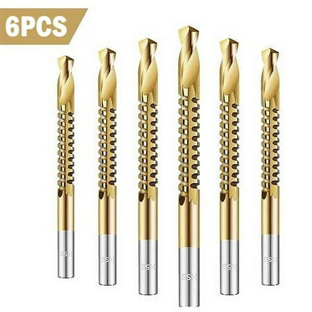 

6pcs 3-8mm Drill Bit Set High Speed Steel Drill Bit Set DIY Saw Woodworking Tool