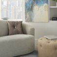 thumbnail image 3 of Light Brown Center Beaded Tuft Throw Pillow, 3 of 5