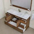 thumbnail image 7 of Alya Bath Paterno 60" Wood Single Freestanding Bathroom Vanity in Rosewood Brown, 7 of 7