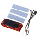thumbnail image 1 of Blue Pantalla Oled de temperatura para disipadores de calor M.2 2280 Ssd, almohadillas térmicas de calor, 1 of 5