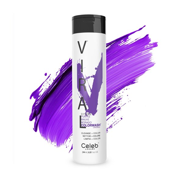 Champú Celeb Luxury Viral Purple Colorwash vegano 250 ml