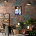 thumbnail image 3 of Doug Gilmour Toronto Feuilles d'Érable Encadrées Toile Guerrier Ensanglanté, 3 of 5