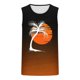 thumbnail image 4 of Camiseta sin mangas de cuello redondo para hombre, estampada, informal, deportiva, elástica, de moda, de poliéster., 4 of 4