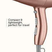 INFINITI PRO CONAIR Frizz-Free Compact Hair Dryer, Ionic Technology for Smooth, Shiny Hair