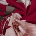 thumbnail image 4 of Seat Covers for Dining Room Chairs Stretch Printed Chair Seat Covers Set of 4, Removable Washable Upholstered Chair Seat Protector Cushion Slipcovers for Kitchen, Office(Red+Flowers), 4 of 6