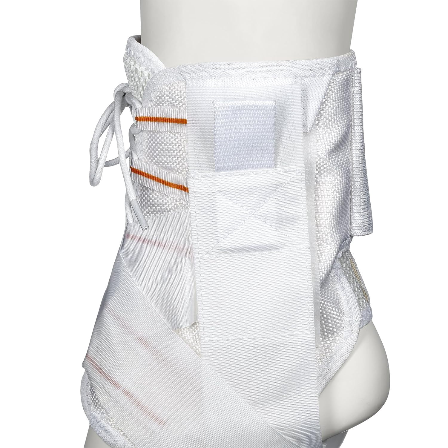 Active Ankle AS1 Pro Ankle Brace, Lace-Up, Low Profile, Protection & Sprain Support, White, Small