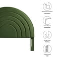 thumbnail image 4 of Solana Tête de Lit King en Vert Mousse, 4 of 8